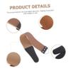 Mikinona 2pcs Simple Shaver Sharpening Cloth Practical Barber Strop Double-sided Manual Shaver Strop Tools view 3