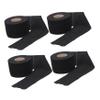 FOYTOKI 4rolls Barber Neck Strip Black Self-Adhesive Hair Wrap Paper Strips for Hair Cutting Dyeing view 1