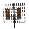 Ipetboom Height Adjustable Braiding Hair Rack Hair Extension Holder for Professional Stylists Dreadlock Focused Versatile Construction for Repeated Use view 3