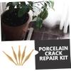 OSALADI 10pcs Ceramic Repair Tool Kit for Porcelain and Tile Cracks Mending Nails for Ancient Ceramics Restoration Easy Use Repair view 2