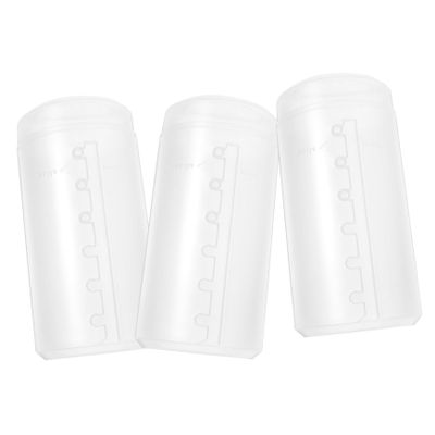 Anneome 3pcs Travel Makeup Case Plastic Brush Organizers Retractable Brush Storage Cups Makeup Set for Women Girls