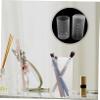 Anneome 3pcs Travel Makeup Case Plastic Brush Organizers Retractable Brush Storage Cups Makeup Set for Women Girls view 4