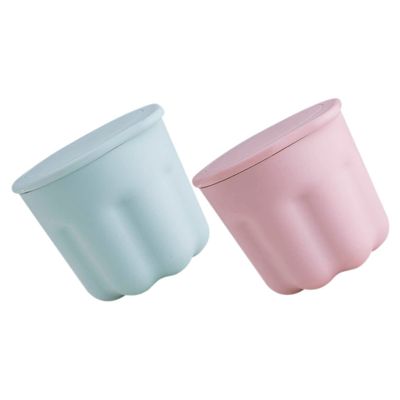 ADOCARN 2sets Silicone Makeup Brush Cleaner Kit Cleaning Bowl for Eyeshadow Brow Tools Pad for Makeup Sponges Brushes