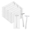 Disposable Razors, White Bulk Razors With Knife Caps, Individually Packaged, Razors In Bulk Suitable For Hotels, Shelters, Homeless People, Nursing Homes, Charities, Churches (150-PACK) view 1
