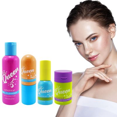Elitzia Skin Care Mini Travel Size Kit Hydrating Moisturizing Soothing All Skin Types Women Cleanser 4.22fl.oz Rejuvenating Mist 1.69fl.oz Hydrating Face Cream Face Serum 1.01fl.oz Gift Set Home Use