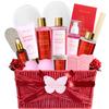 Gifts for Women,15Pcs Rose Amber Bath Relaxing Spa Gift Basket for Her, Mom, Sister, Female Friends, Daughter,Unique Bath Gift Set Idea for Women Who Have Everything, Mothers Day Gifts for Mom view 1