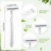 Disposable Razors, White Bulk Razors With Knife Caps, Individually Packaged, Razors In Bulk Suitable For Hotels, Shelters, Homeless People, Nursing Homes, Charities, Churches (50-PACK) view 2