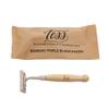 Tess Bamboo Triple Blade Razor with Wheat Straw Head view 1