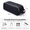ELCUPA Large Hair Tools Travel Bag Compatible with Shark FlexStyle, Revlon & Dyson | Hair Dryer Brush Organizer, Flat Iron, Curling Iron, Makeup & Cosmetic Bag for Travel Essentials view 4