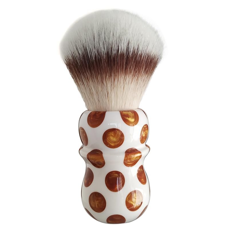 dscosmetic YUNXIAO A2S shaving brush with resin handle and Synthetic Hair Bristle for Wet Shave