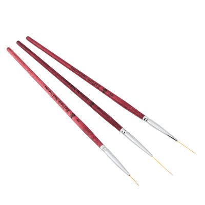 3pcs Nail Liner Pen, Drawing Brush Floral Pattern Nail Art DIY Manicure Set, Suitable for Professional and Personal Use, for Nail Salon