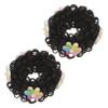 BIUDECO Cute Cartoon Design Bun Wig Baby Girl Hair Extension Hairpiece for Toddler Suitable for Wedding Prom Date Play Office School or Evening Out view 1