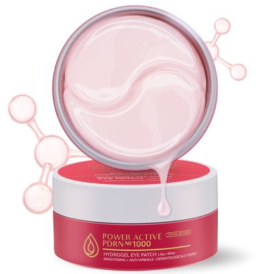 BACIEL - Hydrogel Under Eye Pacthes with PDRN 1000ppm, Collagen and Peptide (30 pairs) - Reduce Fine lines, Wrinkles - Mask For Puffy eyes, Eye bags, Dark Circles