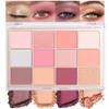 Nude Pink Eyeshadow Palette,Natural Neutral Warm Colors Cream Light Colors Eyeshadow Palette,Eye Shadow Palette Long Lasting Naturing-Looking Make Up Pallets for Women,Vegan view 1