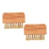 Ipetboom 2pcs Finger Nail Brush for Women Soft Nail Cleaning Brush for Shower for Boys and Girls view 1