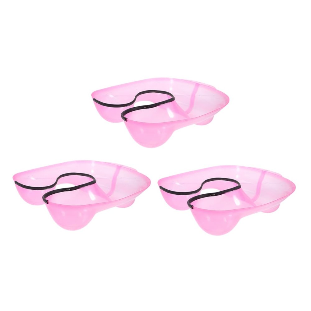 Baluue 3pcs Portable Hair Perming Neck Tray Spill Hair Washing Tray for Salons Versatile Styling Tools for Coloring and Dyeing