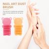 AUTSUPPL 2pcs Finger Brush Nail Brush for Boys and Girls Adults Exfoliating Pedicure Tool Compact view 3