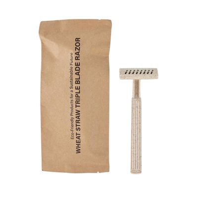 Tess Wheat Straw Triple Blade Razor