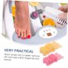 Didiseaon 2pcs Boy Girl Nail Cleaning Brush Hand and Finger Scrub Brush for Manicure Durable Non-slip Design for Home and Travel Yellow and Pink view 3