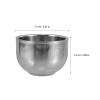 Anneome Stainless Steel Shaving Soap Bowl Lid Double Layer Shave Bowl for Men Facial Wash Foam Maker Travel Shaving Accessories view 2