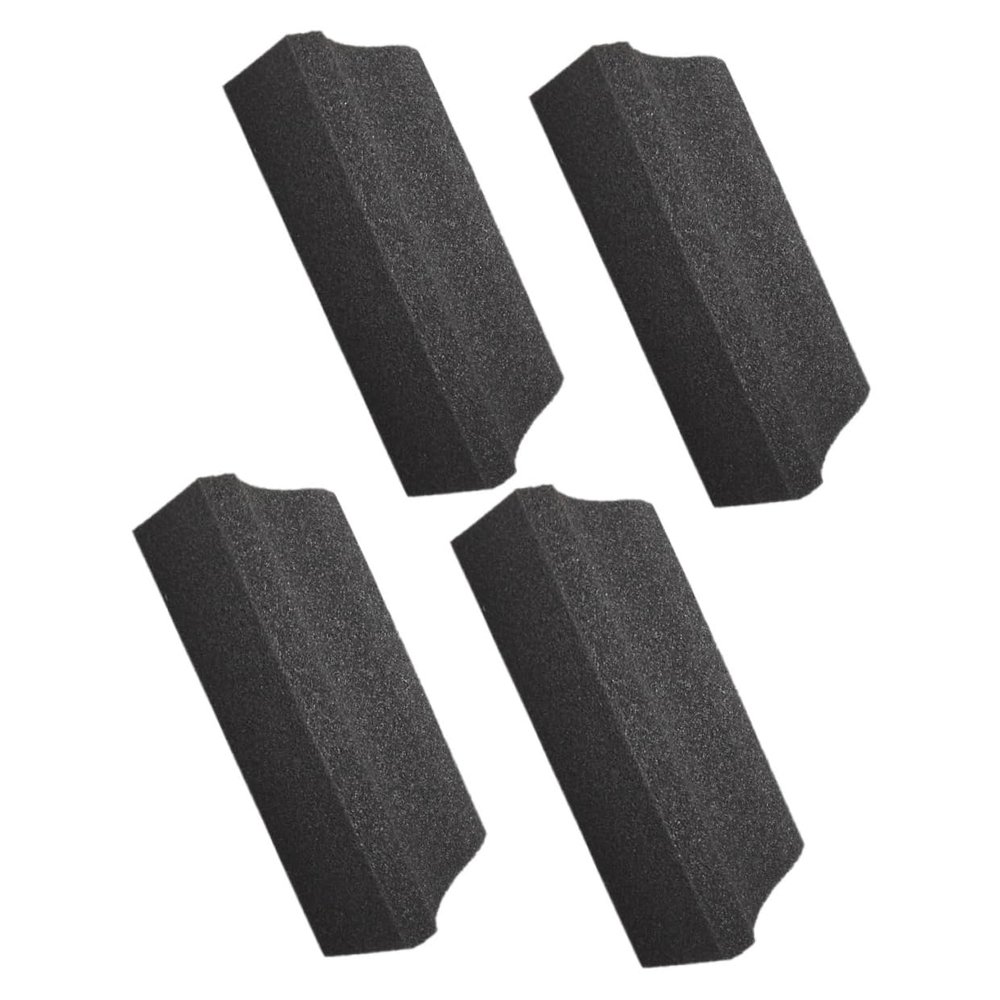Baluue 4pcs Beard Grooming Sponge Tool Hair Cleaner for Easy Cleanup of Beard Sinks and Countertops Lightweight Portable Grooming Accessory for Men
