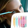 66 Eyebrow Razors, Eyebrow Trimmer Set, Facial Exfoliator and Hair Remover, Portable Manual Shaving Tool, Facial and Eyebrow Shaper, Eye Brow Shaver with Protective Cover, Face Razors and Shaver view 3