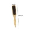 FOMIYES 2pcs Boar Bristle Beard Brush for Men Lightweight Grooming Tools for Beard Shaping and Styling Ergonomic Handle for Daily Care and Travel Use view 2