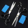 6.0 inch Hairdresser Scissors Set, Professional Hair Cutting Shears, Barber/Salon/Home Shear Kit for Men Women Pet view 2