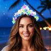 Maeaccx LED Mermaid Crown Seashell Starfish, Light Up Pearl Headband, Beach Party Cosplay Festival Costume Hair Accessories view 3