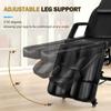 Hicomony Black Facial Chairs for Esthetician Bed, Tattoo Chair for Client, Tattoo Bed Table with Split Legs Rolling Stool, Lash Table for Eyelash Extensions Professional Adjustable Lash Chair view 3