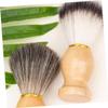 SOESFOUFU 2pcs Travel Shave Brush Barber Brush Bowl Professional Shaving for Men view 3