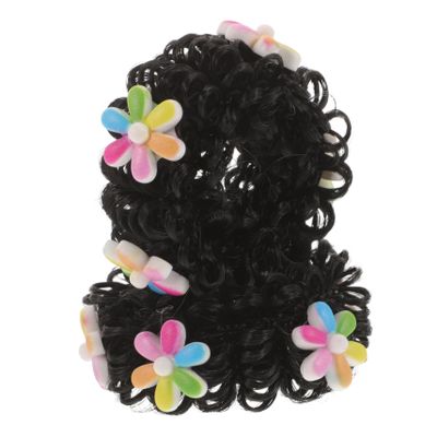 FOMIYES 1pair Adorable Cartoon Bun Hair Accessory for Girls Colorful Wig Hairpiece for Festivals Parties and Everyday Wear to Use
