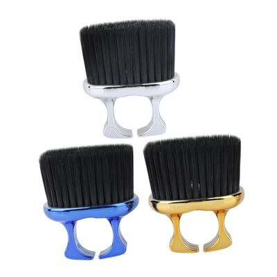 DEARMAMY 3pcs Men's Beard Brush Barber Fade Brushes Professional Hair Cleaning Neck Duster Set Styling Tool for Men