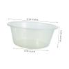 Anneome Plastic Foot Soak Tub Portable Dishpan for Camping Laundry and Vegetable Washing Compact and Lightweight Wash Basin for Home Use view 2