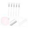 5 Pcs Sponge Powder Puff Makeup Brushes with Wooden Handles view 3