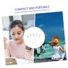 5 Pcs Sponge Powder Puff Makeup Brushes with Wooden Handles view 4