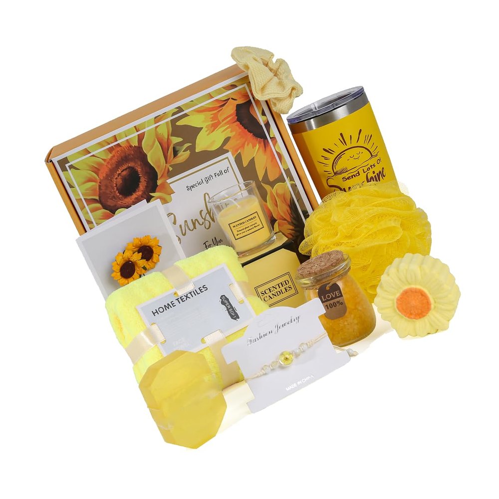Birthday Yellow Gifts Set Great Presents for Your Mother