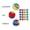 FOYTOKI 60pcs Heart Shape Eyeliner Pencil Sharpener Compact Makeup Tool for Eyebrow and Eyeliner Pencils Design for and Sharing for School and Parties view 2