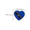 FOYTOKI 60pcs Heart Shape Eyeliner Pencil Sharpener Compact Makeup Tool for Eyebrow and Eyeliner Pencils Design for and Sharing for School and Parties view 3
