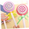 EPIGEIST 2pcs Lollipop Shaped Pumice Stone Foot Care Scrubber for Dead Skin Removal Mixed Color Foot File Tool for Hands Portable Exfoliating view 3