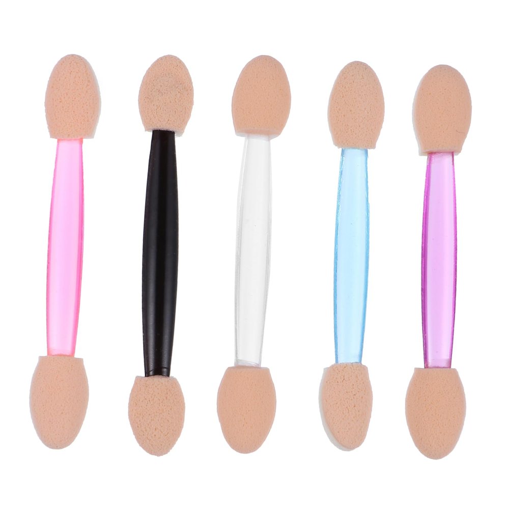 Beatifufu 250pcs Dual Sided Eyeshadow Makeup Sponge Brush Disposables Applicators for Eye Shadow Face Artistry