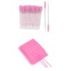 G2PLUS 500PCS Cotton Swabs for Makeup, 100pcs Eyelash Brush Lip Brush for Eyelash Extension view 1