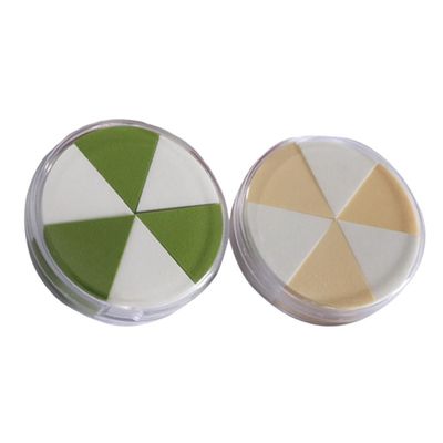 Beatifufu 2pcs Makeup Sponges for Blending Wet and Dry Powder Puff Foundation Sponge for Women and Girls Triangular Powder Puff for Face Makeup Random Color
