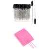 100pcs Eyelash Brush Lip Brush for Eyelash Extension, 500PCS Disposable Micro Applicators Brush for Makeup and Personal Care view 1