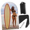 HANABASS Plastic Surfboard Wax Comb Paddleboard Waxing Tool Removal Application view 3