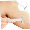 PLAFOPE 10pcs Hair Razor Disposable Shaver for Women Hair Removal Shaver Small Compact Double Sided for Travel view 4