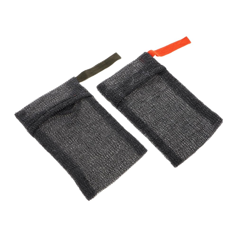 FOMIYES 2pcs Foaming Net Soap Saver Exfoliating Facial Cleanser Bags Durable Pouch for for Bar Soap and Hand Use