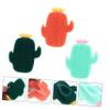 Baluue 3pcs Silicone Face Wash Brush Exfoliating Facial Scrubber Gentle Cleansing Tool for All Skin Types Ergonomic Design with Skin-Friendly Silicone for Deep Cleaning and Makeup Removal view 4