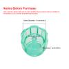 Elitzia 8pcs Professional Vortex Skincare Tip Set Multi-Shape Exfoliating Skin Cleaning Heads for Dermabrasion Machines (Cyan) view 3