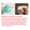 Elitzia 8pcs Professional Vortex Skincare Tip Set Multi-Shape Exfoliating Skin Cleaning Heads for Dermabrasion Machines (Cyan) view 4